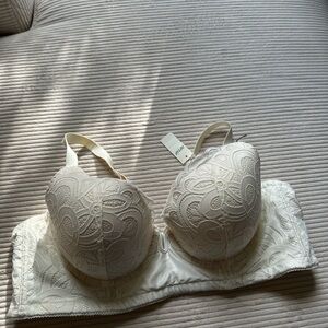 Elegant White Lace Bra